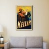24" x 36" Kellar Drinks with the Devil Vintage Magic Poster Wall Art - Image 4