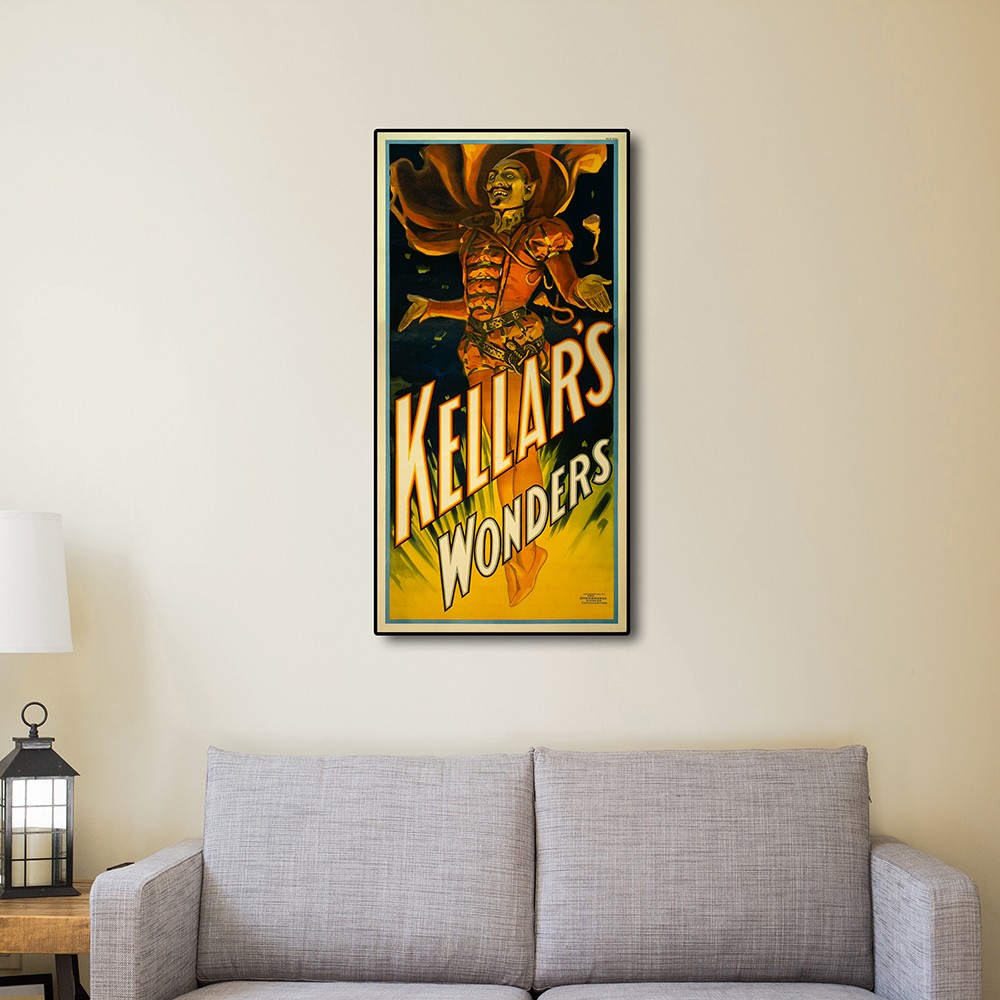 18" x 36" Keller's Wonders Vintage Magic Poster Wall Art - Image 3