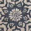 2?x 4?Navy and White Decorative Hearth Rug - Image 2