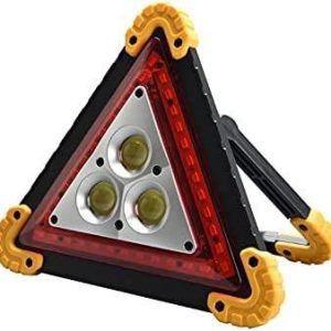 Super-Bright LED Emergency Safety Light  Red Hazard Warning Light for Vehicles - Safety Triangle
