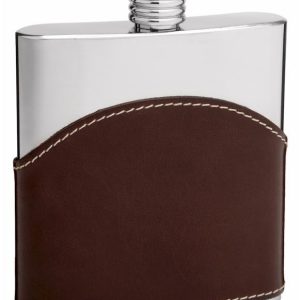 Genuine Brown Leather Hip Flask Holders