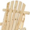 Outdoor Wooden Log Rocking Chair - Adirondack Style - Image 5