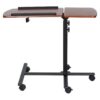 Adjustable Height Laptop Cart Computer Desk in Cherry Finish - Image 2