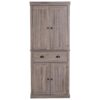 Farmhouse 6ft  Kitchen / Bathroom Storage Pantry Drawer Cabinet Wood Grain