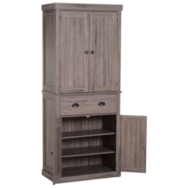 Farmhouse 6ft  Kitchen / Bathroom Storage Pantry Drawer Cabinet Wood Grain - Image 2