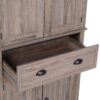 Farmhouse 6ft  Kitchen / Bathroom Storage Pantry Drawer Cabinet Wood Grain - Image 3