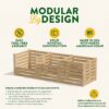 Add on Kit for 308 Gallon Cedar Wood Compost Bin - Made in the USA - Image 2