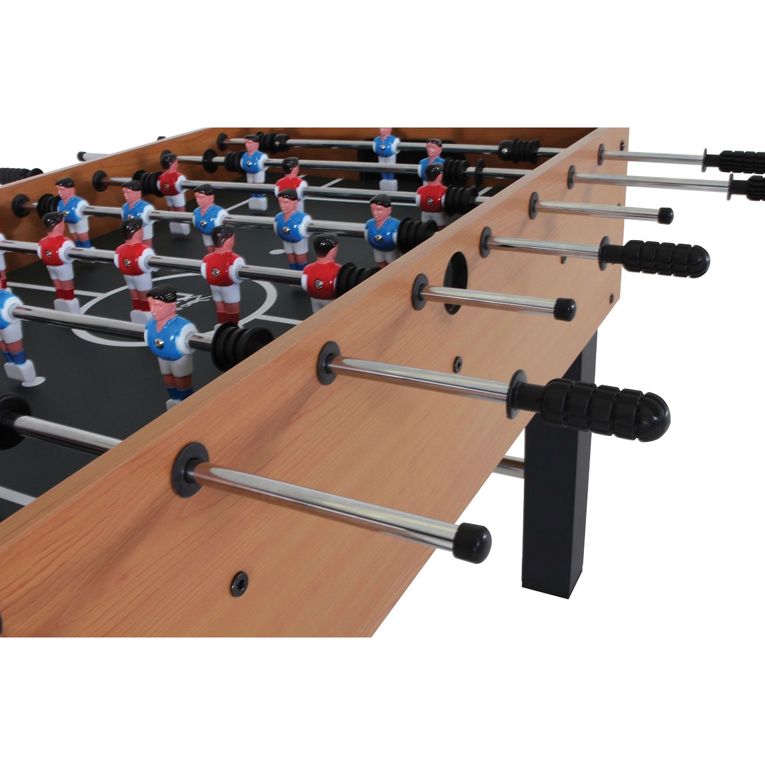 Classic Foosball Table with Abacus Scoring and Internal Ball Return - Image 3