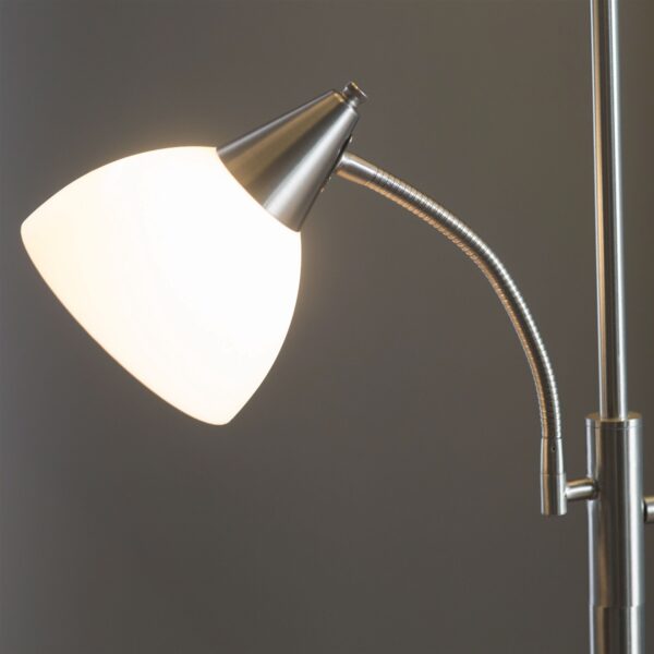 Modern 71-inch High Floor Lamp with Gooseneck Reading Light - Image 3