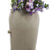 Grey SandStone 50-Gallon Plastic Urn Rain Barrel with Planter Top - Image 2