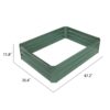 4-ft x 3-ft x 11-inch Raised Garden Bed Planter Box in Green Steel Metal - Image 5