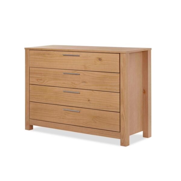 FarmHouse Traditional Rustic Acacia 4 Drawer Dresser - Image 2