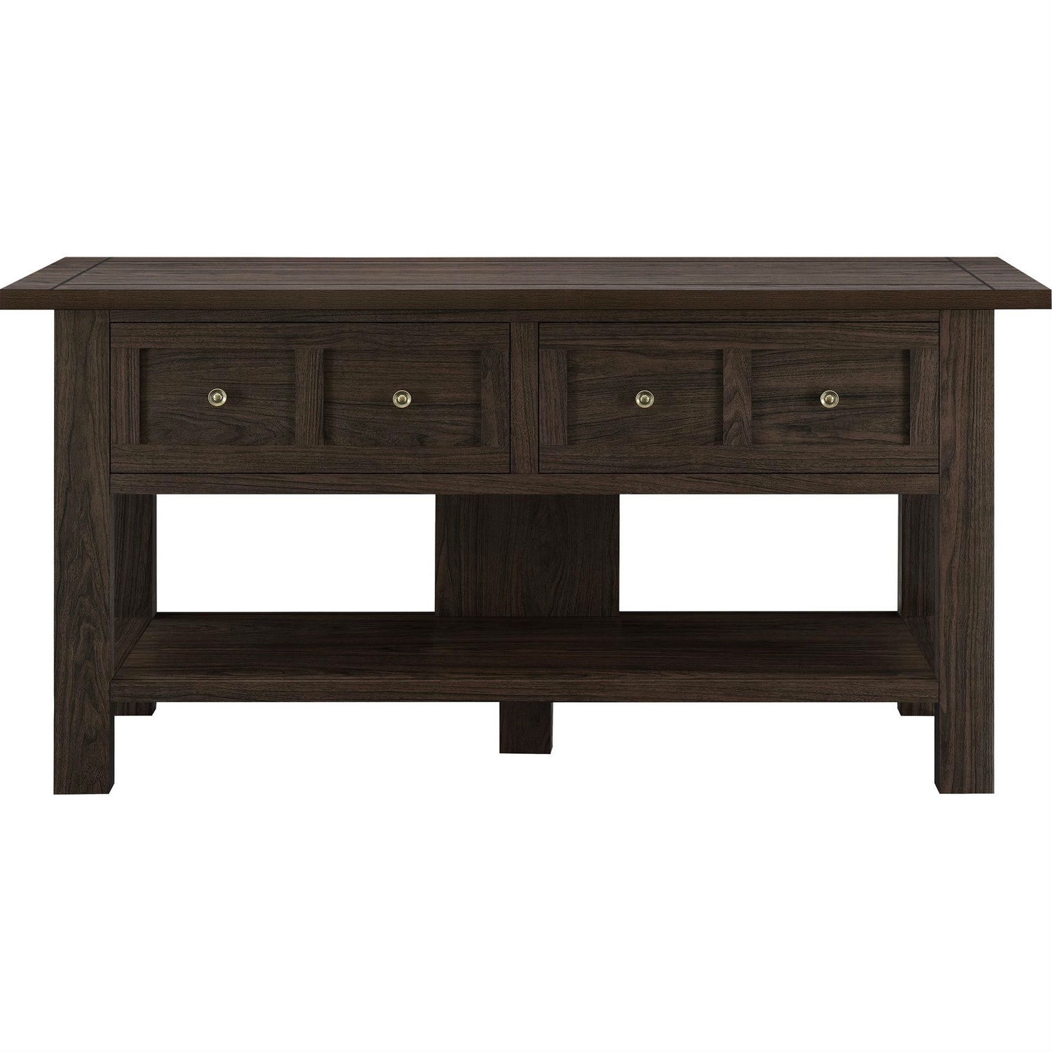 Classic 55-inch TV Stand Versatile Accent Console Table with 2 Storage Drawers - Image 2