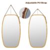 30.5 Inch Bamboo Wall Mounted Bathroom Mirror - Image 3
