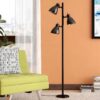 64-inch Black 3-Light Tree Lamp Spotlight Floor Lamp - Image 2