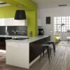 Set of 2 - Modern 24-inch Backless Metal Bar Stools in Black - Image 3