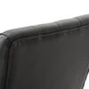 Black Wooden Faux Leather Adjustable High Back Executive Home Office Chair - Image 5