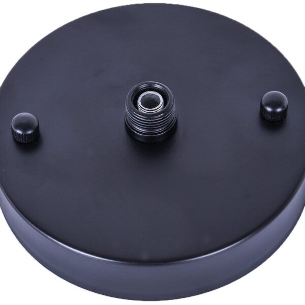 8 Light Black Rustic Industrial Dimmable Chandelier Ceiling Fixture - Image 4