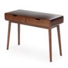 Modern Classic Solid Wood Console Sofa Table in Walnut Wood Finish - Image 3