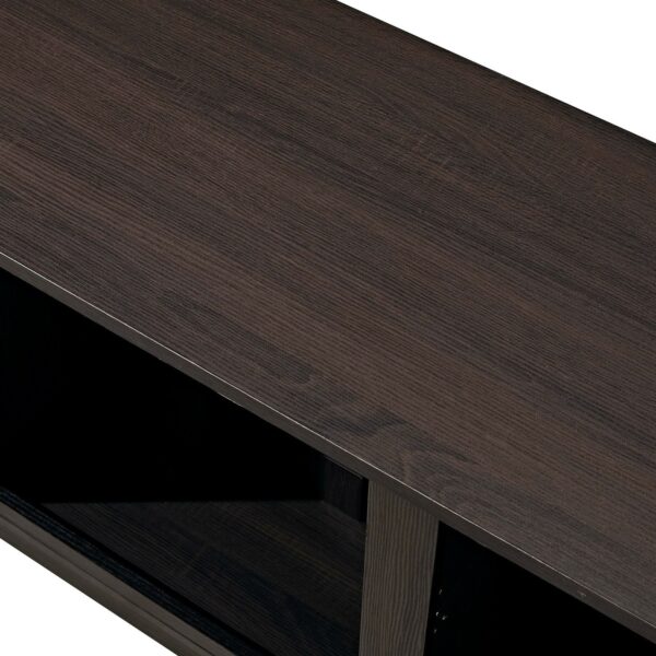 Espresso 2-in-1 Electric Fireplace TV Stand Heater - Image 2