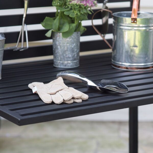 Modern Potting Bench Garden Table Outdoor Bakers Rack Shelving Unit - Image 4