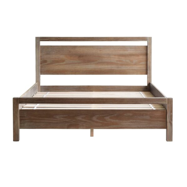 Queen Size FarmHouse Traditional Rustic Pine Platform Bed - Image 2