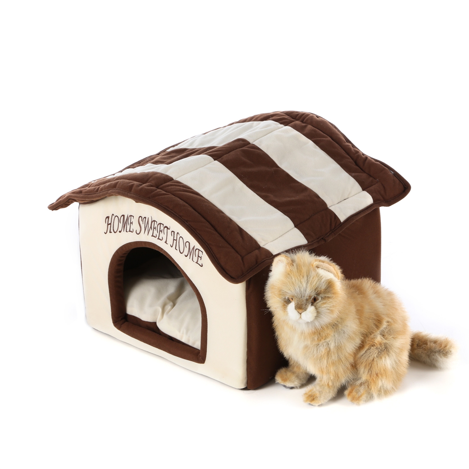 Home Sweet Home Dog Dome Dog Bed - Machine Washable - Image 2