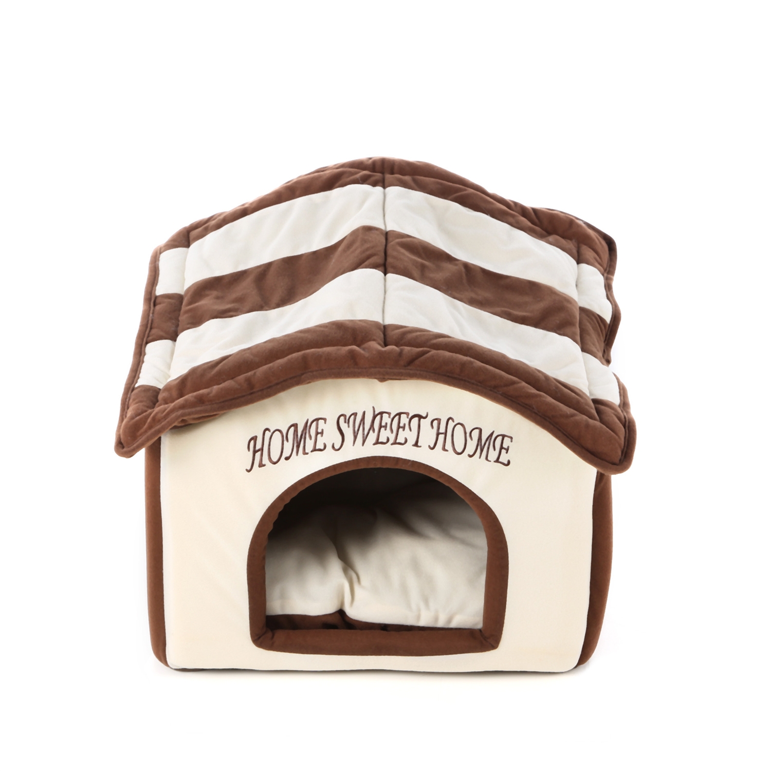 Home Sweet Home Dog Dome Dog Bed - Machine Washable - Image 3