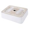Modern 19-inch Rectangular Ceramic Vessel Basin Bathroom Sink - Image 3