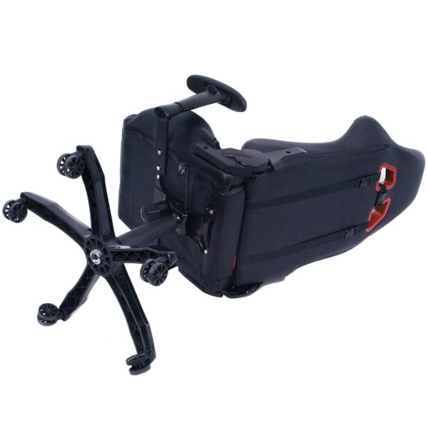 Black Red Racing Stripe High Back Reclining Gaming Computer Office Chair - Image 5