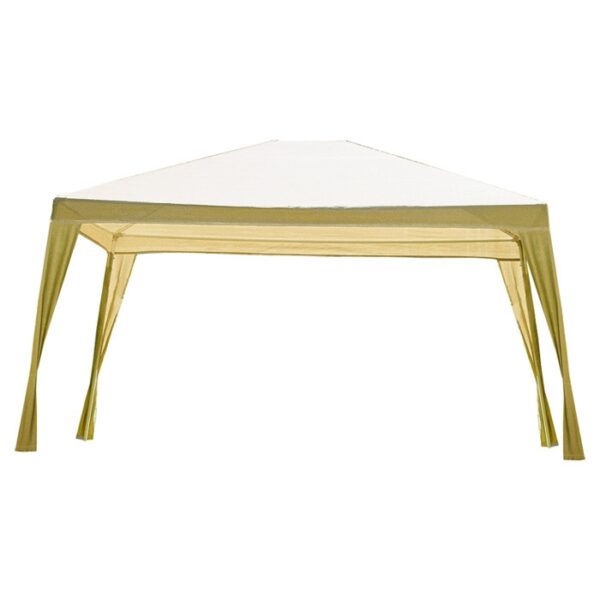 12Ft x 10Ft Folding Gazebo with Carry Bag in Camel - Image 2