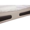 California King Light Brown Tan Faux Leather Upholstered Bed with Headboard - Image 4