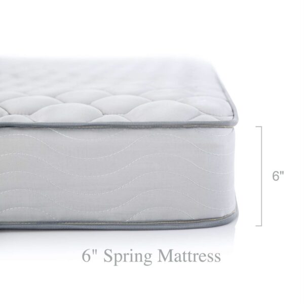 California King 6-inch Thick Innerspring Mattress with Quilted Cover - Medium Firm - Image 3