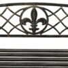Farm Home Bronze Sturdy 2 Seat Porch Swing Bench Scroll Accents - Image 5