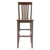 Set of 2 - Solid Hardwood 30-inch Bar Stools in Wood Mahogany Finish - Image 2