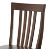 Set of 2 - Solid Hardwood 30-inch Bar Stools in Wood Mahogany Finish - Image 3