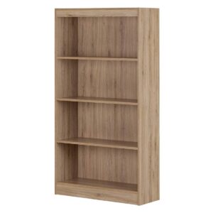 4-Shelf Bookcase in Natural Oak Finish