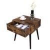 Modern Rustic FarmHouse Table 1 Drawer Nightstand - Image 2