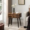 Modern Rustic FarmHouse Table 1 Drawer Nightstand - Image 4