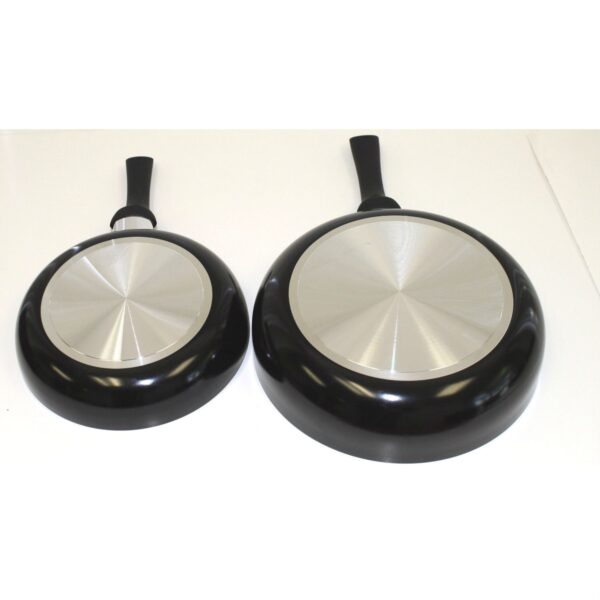 15-Piece Non-Stick Kitchen Cookware Set in Black - Image 4