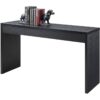 Contemporary Black Wood Grain Sofa Table Living Room Console Table - Image 2