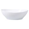 Contemporary Oval Basin Round Vessel Bathroom Sink in White - Image 2