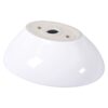 Contemporary Oval Basin Round Vessel Bathroom Sink in White - Image 5
