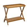 Outdoor Garden Table Potting Bench with Slatted Bottom - Image 2