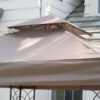 8 x 8-Ft Steel Frame Gazebo with Outdoor Weather Resistant Top Vent Canopy - Image 3