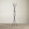 Metal Tree Branch Style Coat Rack with Multiple Hooks in Black - Image 3