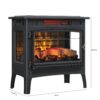 Black Infrared Quartz Electric Fireplace Stove Heater - Image 4