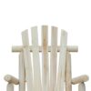 FarmHouse Classical Fir Wood Rocking Adirondack Chair Natural - Set of 2 - Image 3