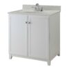 White Bathroom Vanity Cabinet 30 x 21 inch - Top Not Included - Image 3