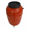 Terra Cotta Red HDPE Plastic 55-Gallon Rain Barrel with Spigot
